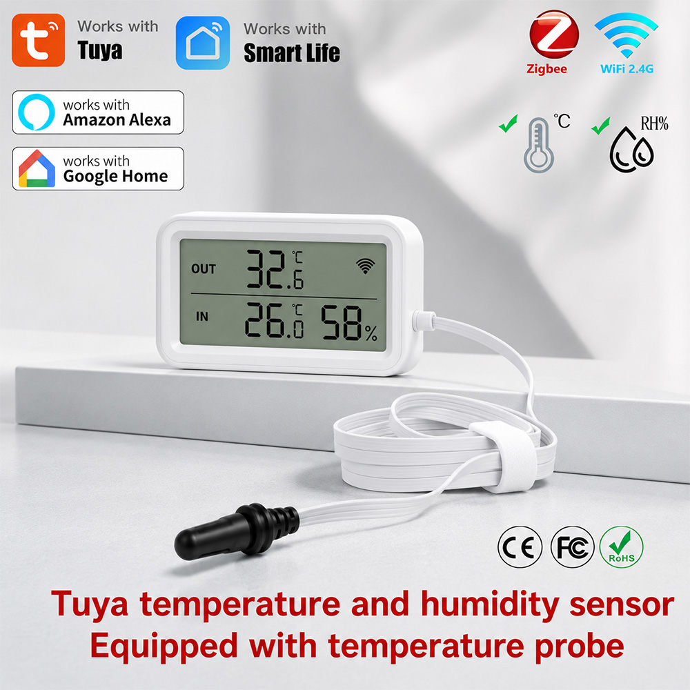 Kitchen Job - Tuya Zigbee WiFi Temp Humidity Sensor
