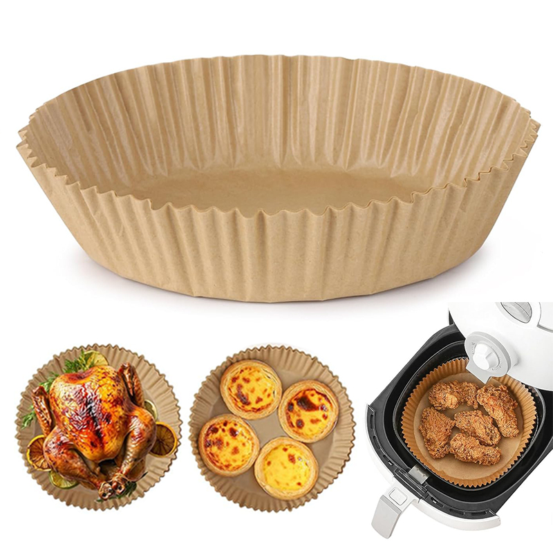 Kitchen Baking Paper - 50Pcs Disposable Air Fryer Paper Non-Stick