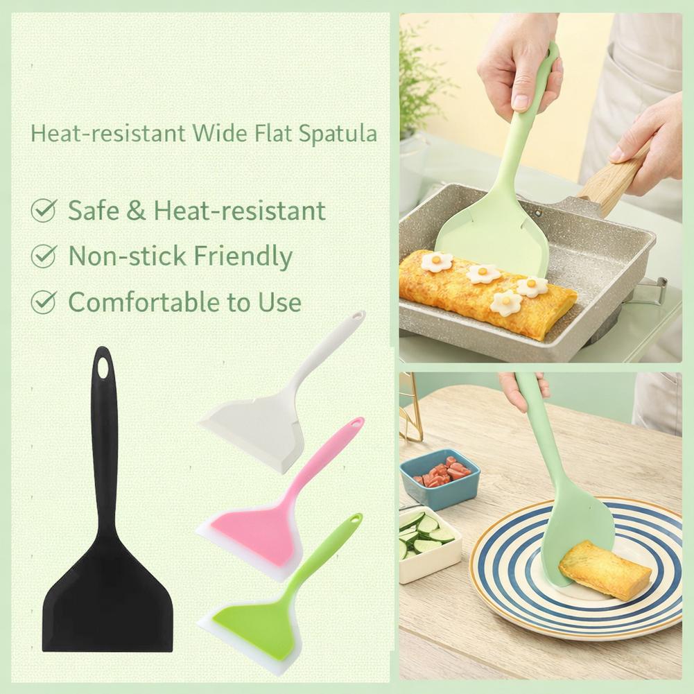 Kitchen Job - 2026 New Silicone Spatula,Tamagoyaki Spatula，Heat-resistant Egg