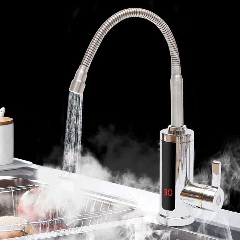 Kitchen Job - 3KW Instantaneous Electric Tap, 360° Rotatable