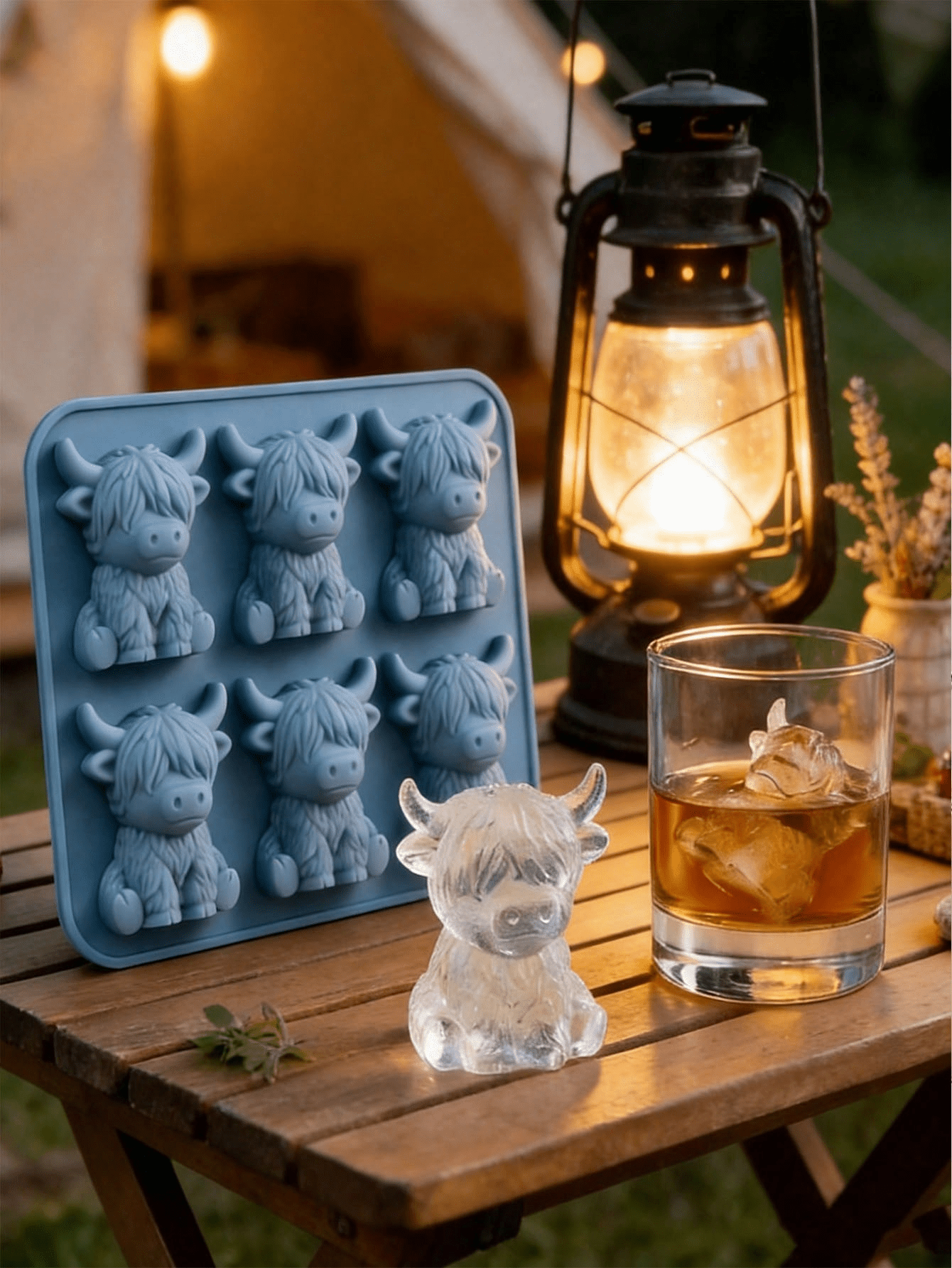 Kitchen Essentials Baking Tray - 1pc 6-Cavity Turtle Shaped Ice Cube