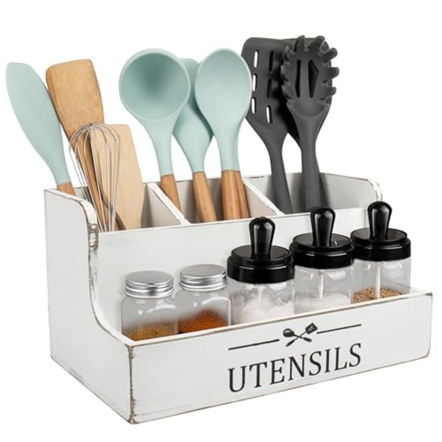 Kitchen Utensils - Extra Large Kitchen Utensils Holder 4