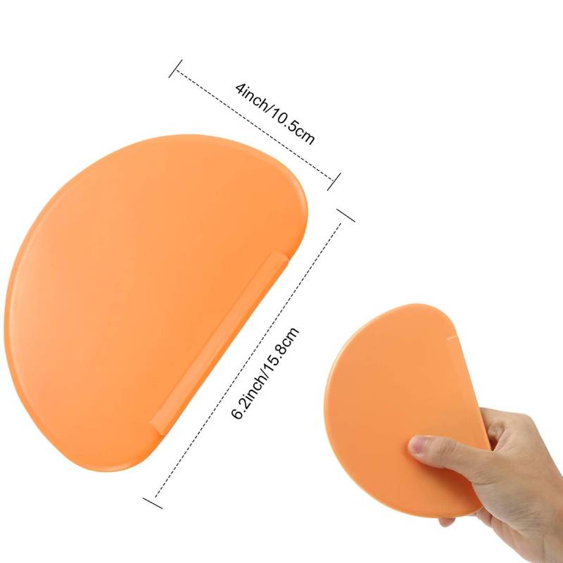 1Pcs Flexible Bowl Scraper Dou - Dough Scraper Curved incelemesi ve fiyatı