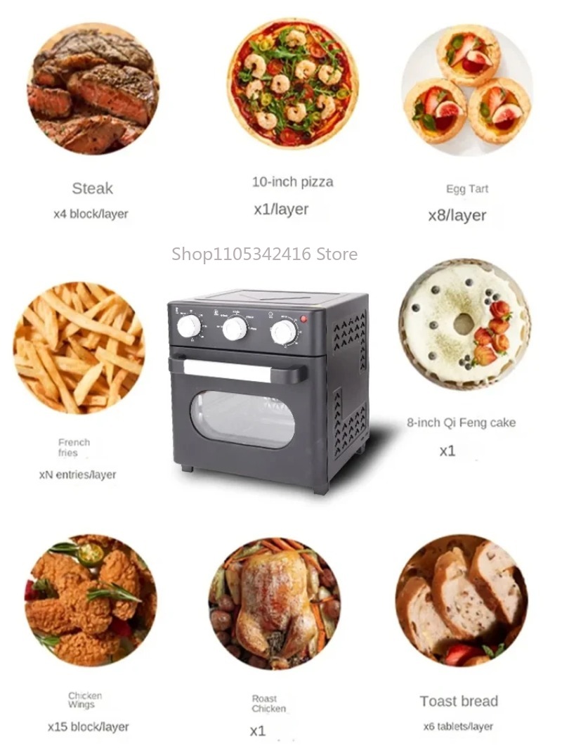 Compact 1200W 16L Electric Air - Kitchen Baking Appliances incelemesi ve fiyatı