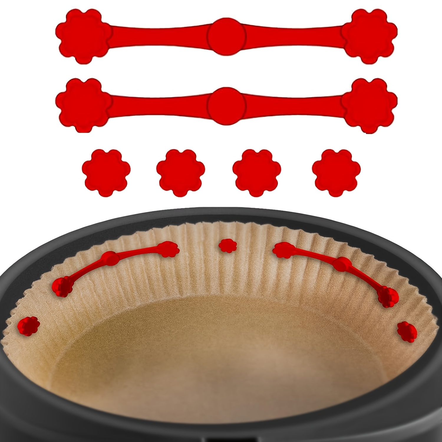 1/2Set Air Fryer Magnet Silico - Kitchen Baking Paper incelemesi ve fiyatı