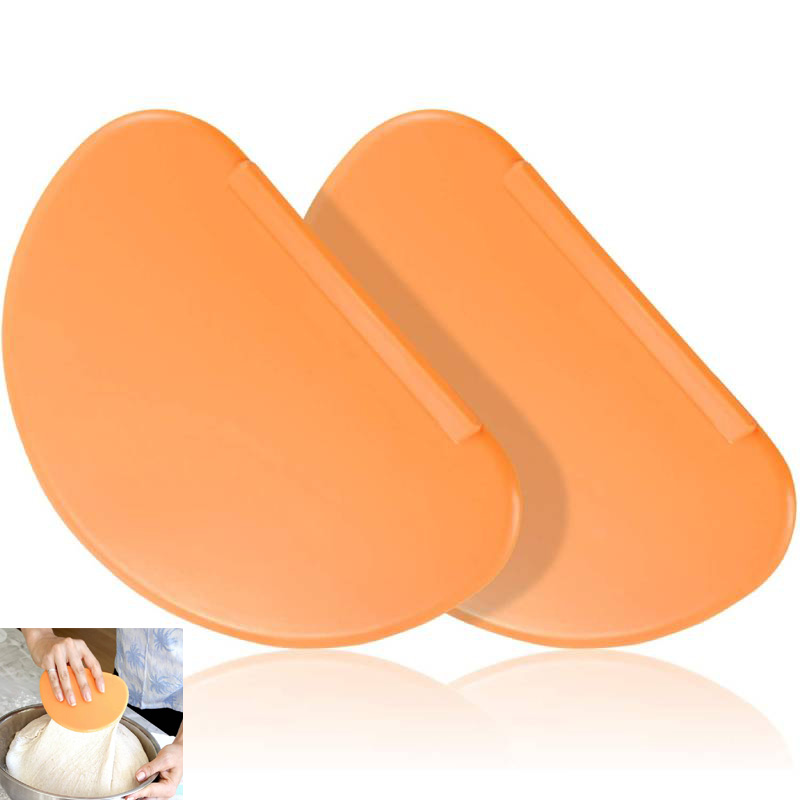 1Pcs Flexible Bowl Scraper Dou - Dough Scraper Curved incelemesi ve fiyatı