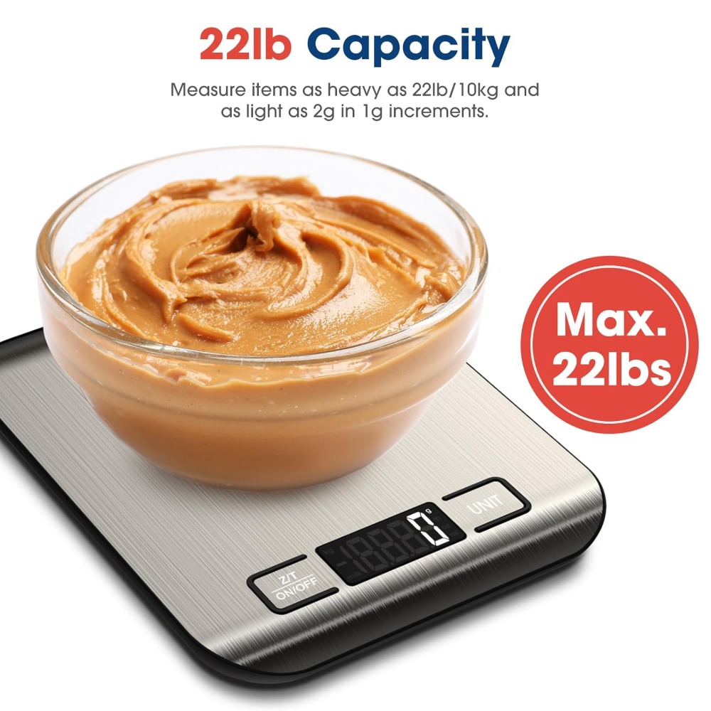 Mik-Nana Food Scale, 22lb Digi - Kitchen Baking Unit incelemesi ve fiyatı