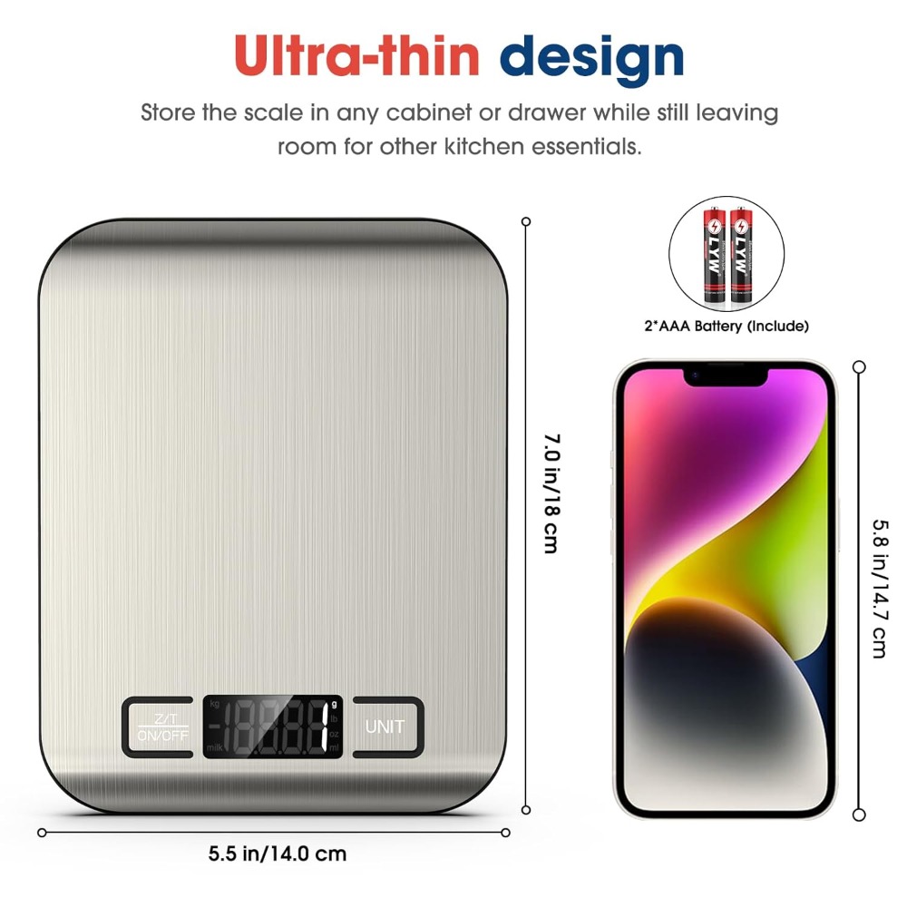 Mik-Nana Food Scale, 22lb Digi - Kitchen Baking Unit incelemesi ve fiyatı