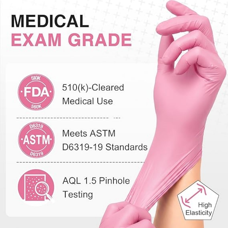 Pink Nitrile Disposable Gloves - Kitchen Job incelemesi ve fiyatı