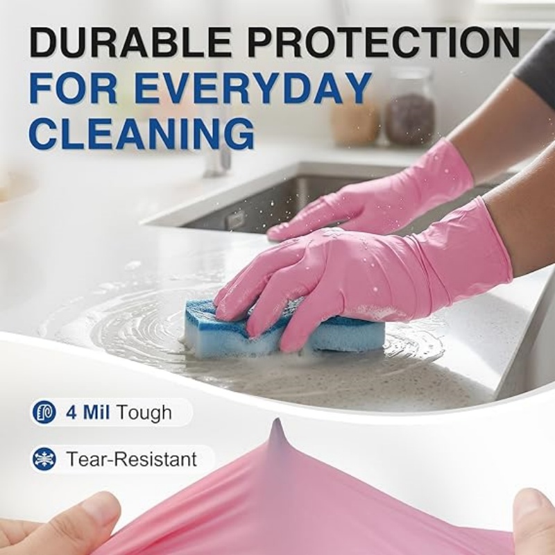 Pink Nitrile Disposable Gloves - Kitchen Job incelemesi ve fiyatı