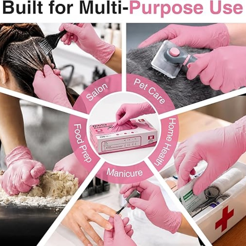 Pink Nitrile Disposable Gloves - Kitchen Job incelemesi ve fiyatı
