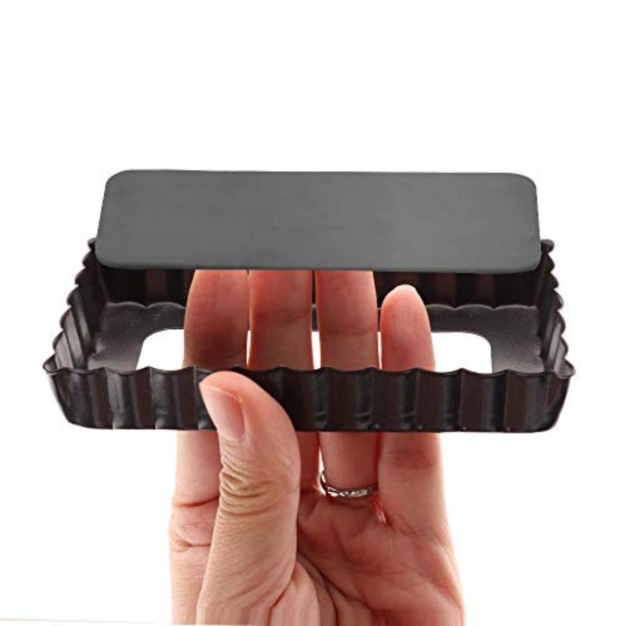Mini Tart Pan Set of 6 Rectang - Tart Pan Loose incelemesi ve fiyatı