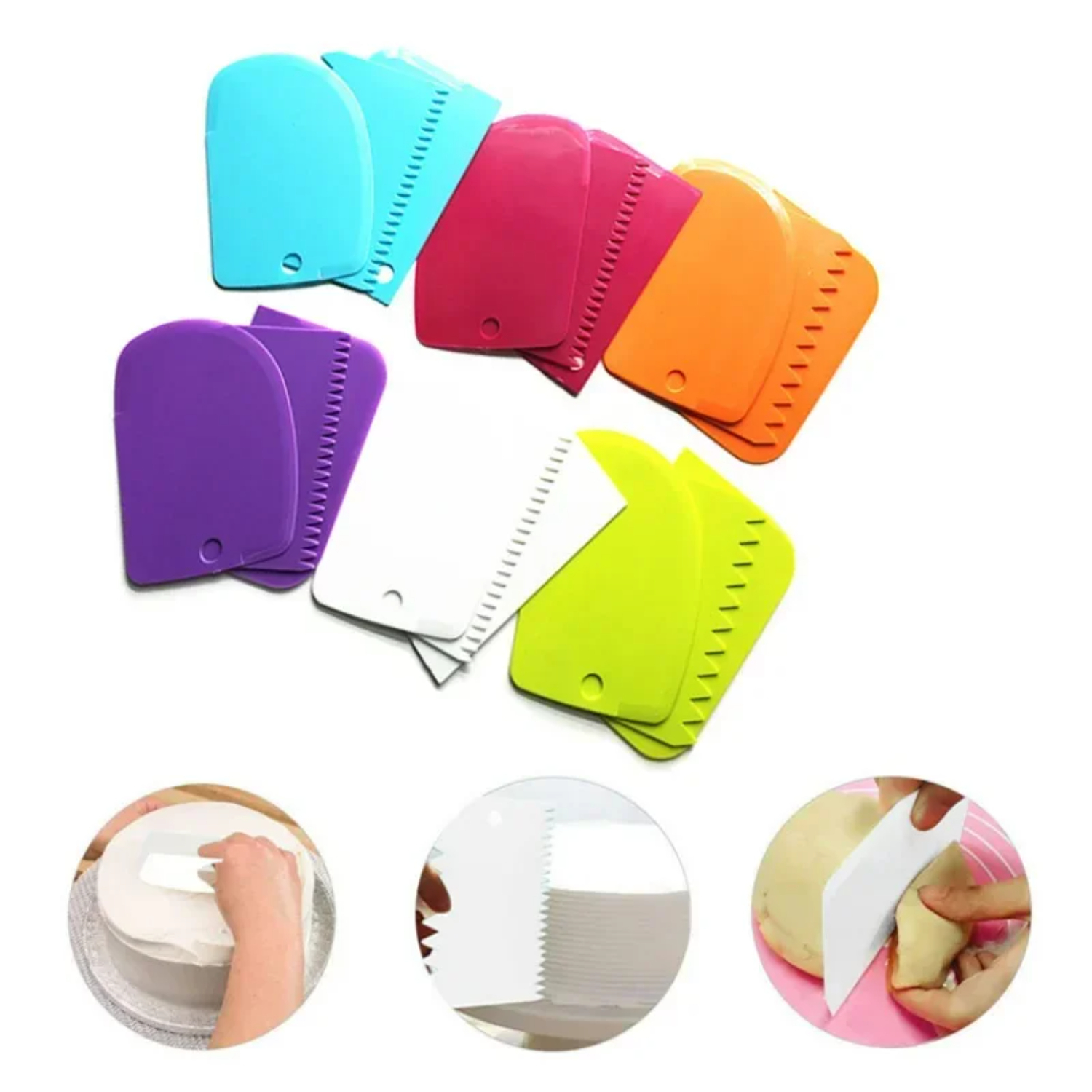 1/3 Pcs Useful Curved Cream Sp - Dough Scraper Curved incelemesi ve fiyatı