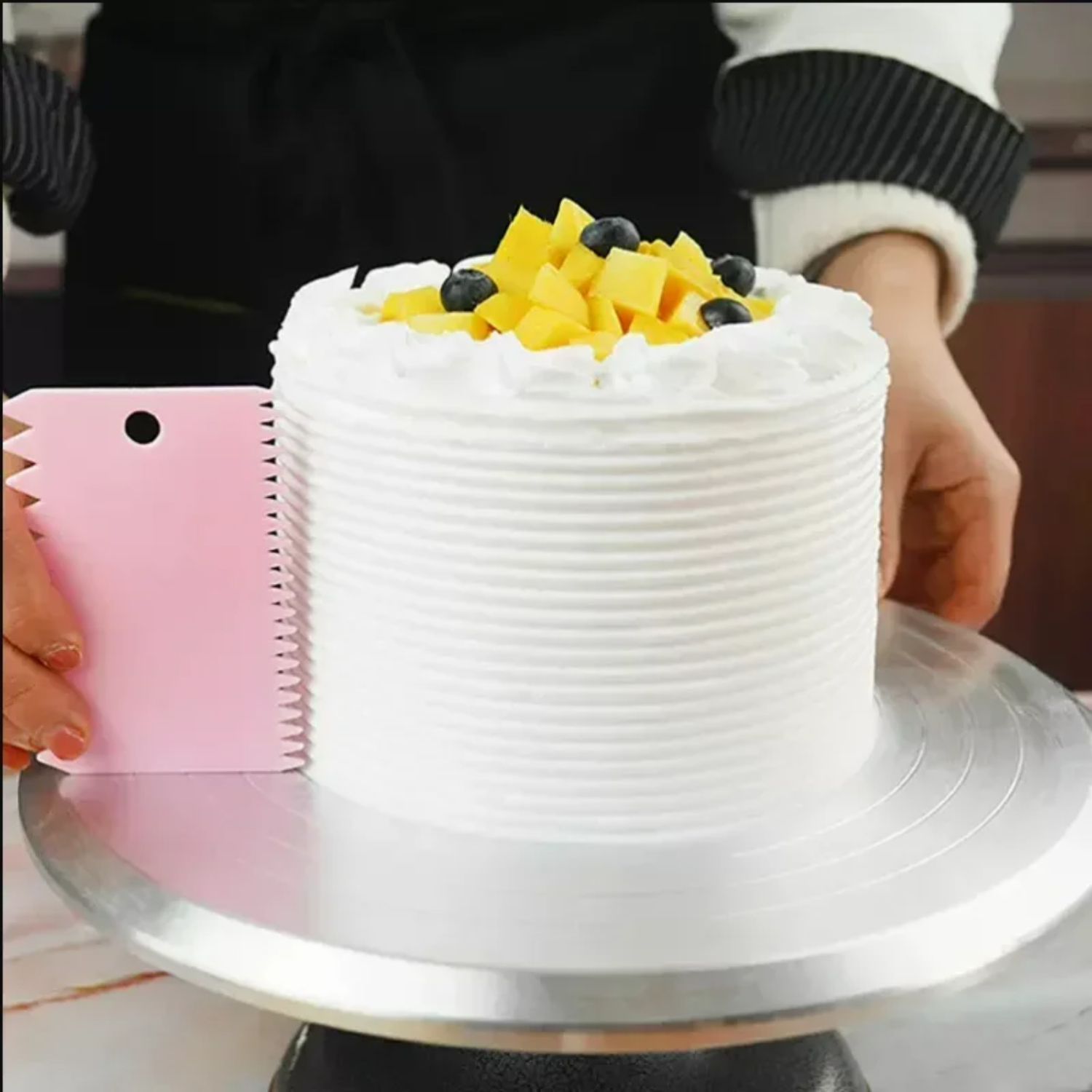 1/3 Pcs Useful Curved Cream Sp - Dough Scraper Curved incelemesi ve fiyatı
