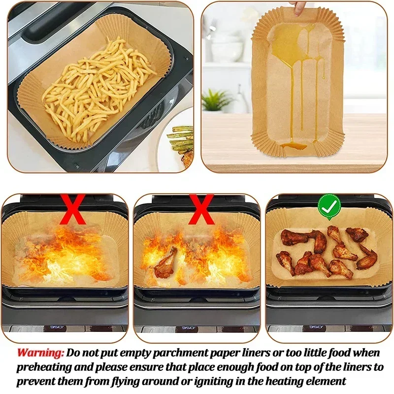 Disposable Air Fryer Paper Non - Kitchen Baking Paper incelemesi ve fiyatı