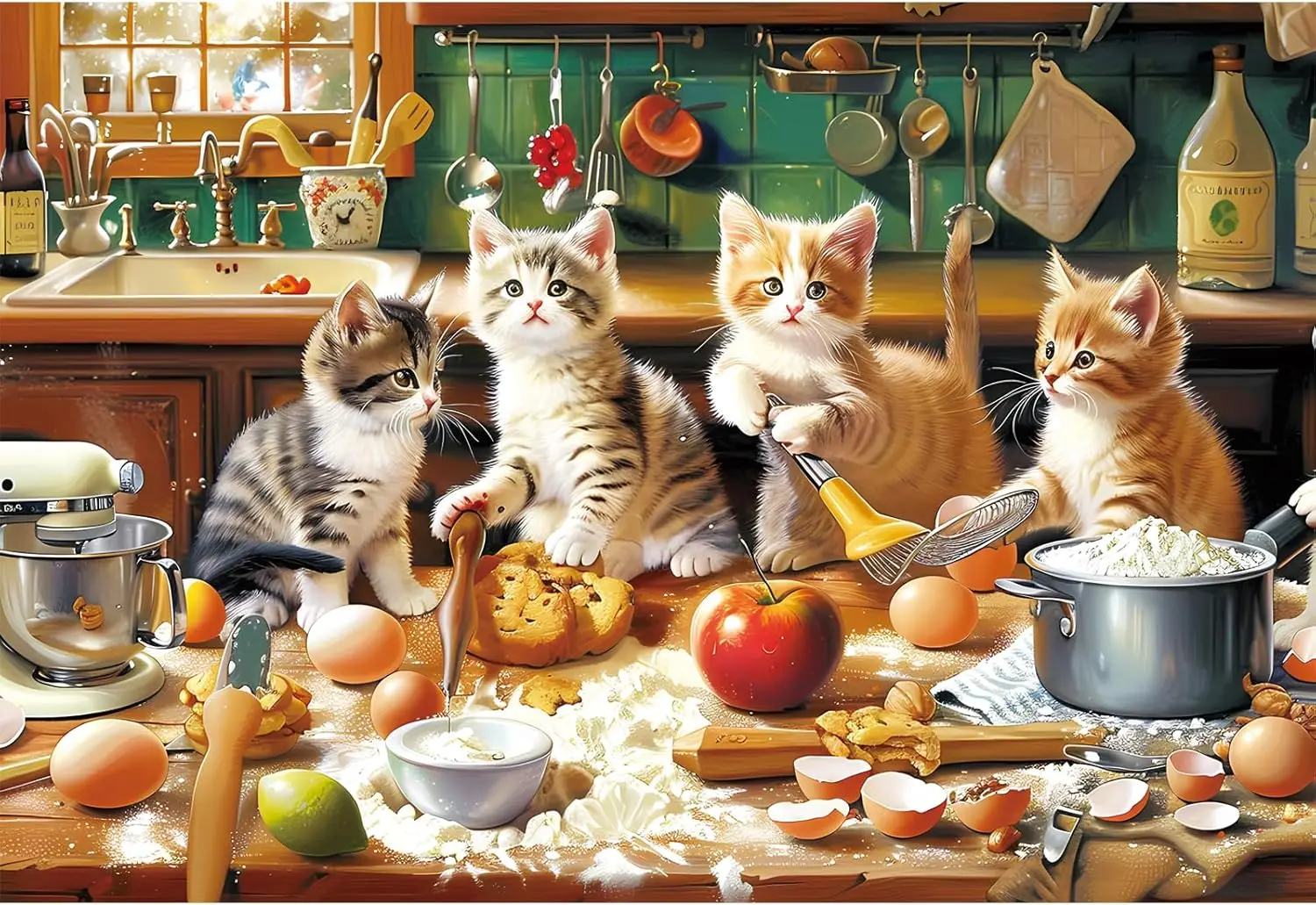 Cute Kittens Baking Kitchen Ji - Baking Kitchen For Kids incelemesi ve fiyatı