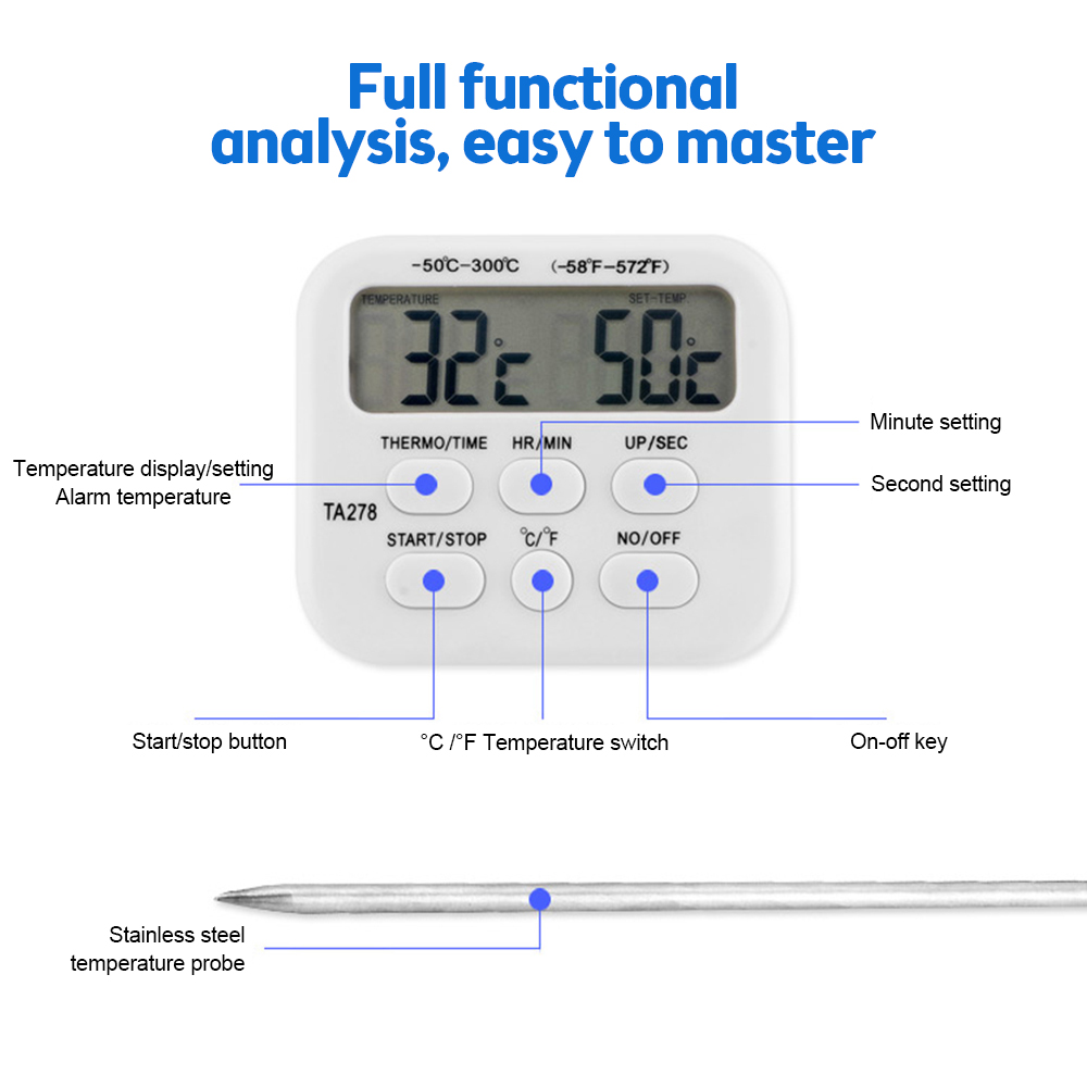 TA278 Digital Kitchen Thermome - Kitchen With Baking Station incelemesi ve fiyatı
