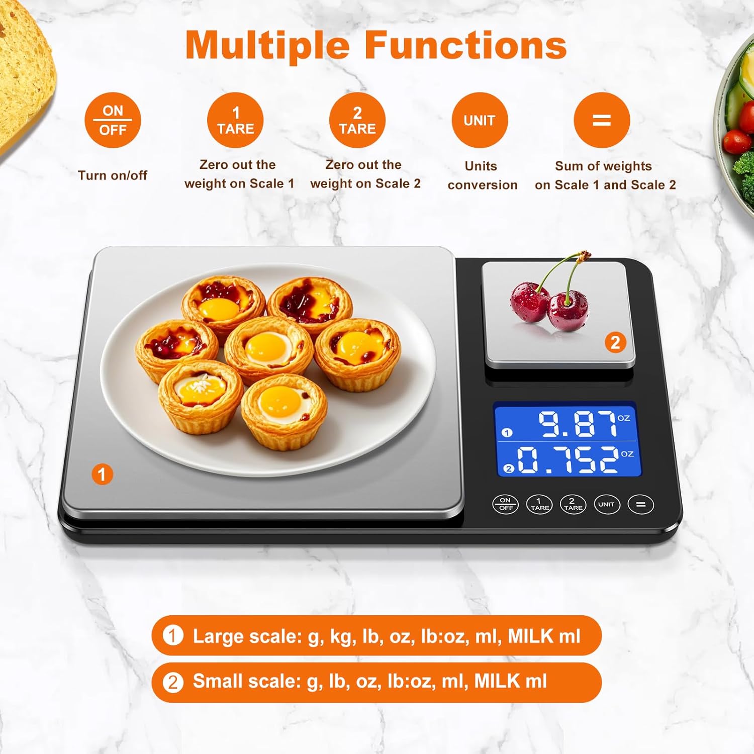 Dual Platform Kitchen Scale 33 - Kitchen Baking Unit incelemesi ve fiyatı