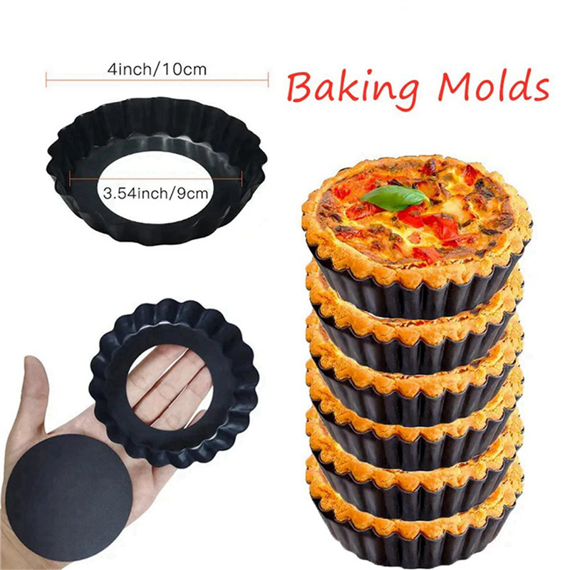 A008 18Pcs 4In/10Cm Mini Pie M - Tart Pan Loose incelemesi ve fiyatı