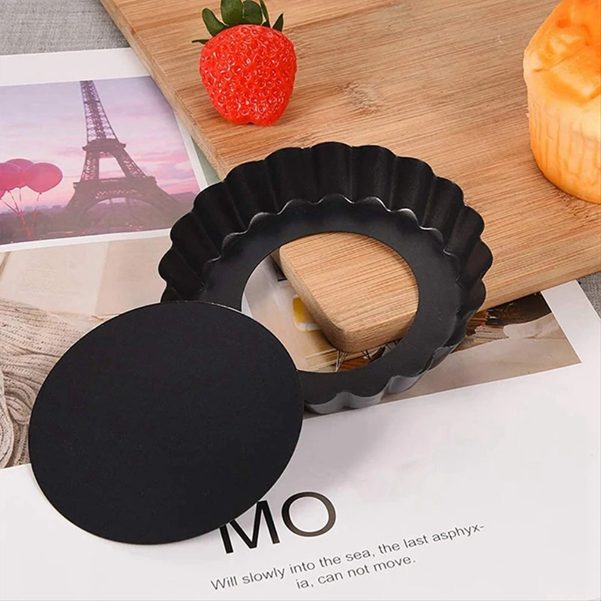 ABNH 4Pcs 4In/10cm Mini Pie Mu - Tart Pan Loose incelemesi ve fiyatı