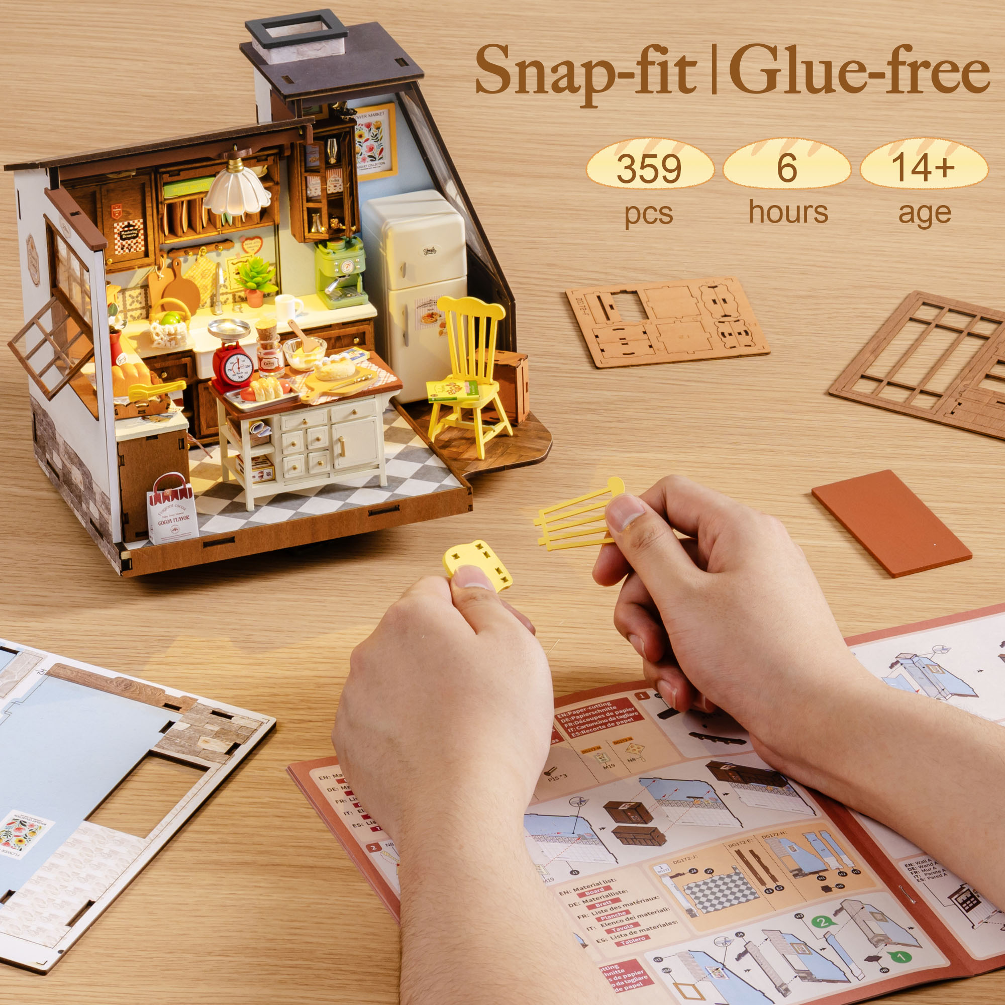 Rolife DIY Miniature House Kit - Baking Kitchen Dg172 incelemesi ve fiyatı
