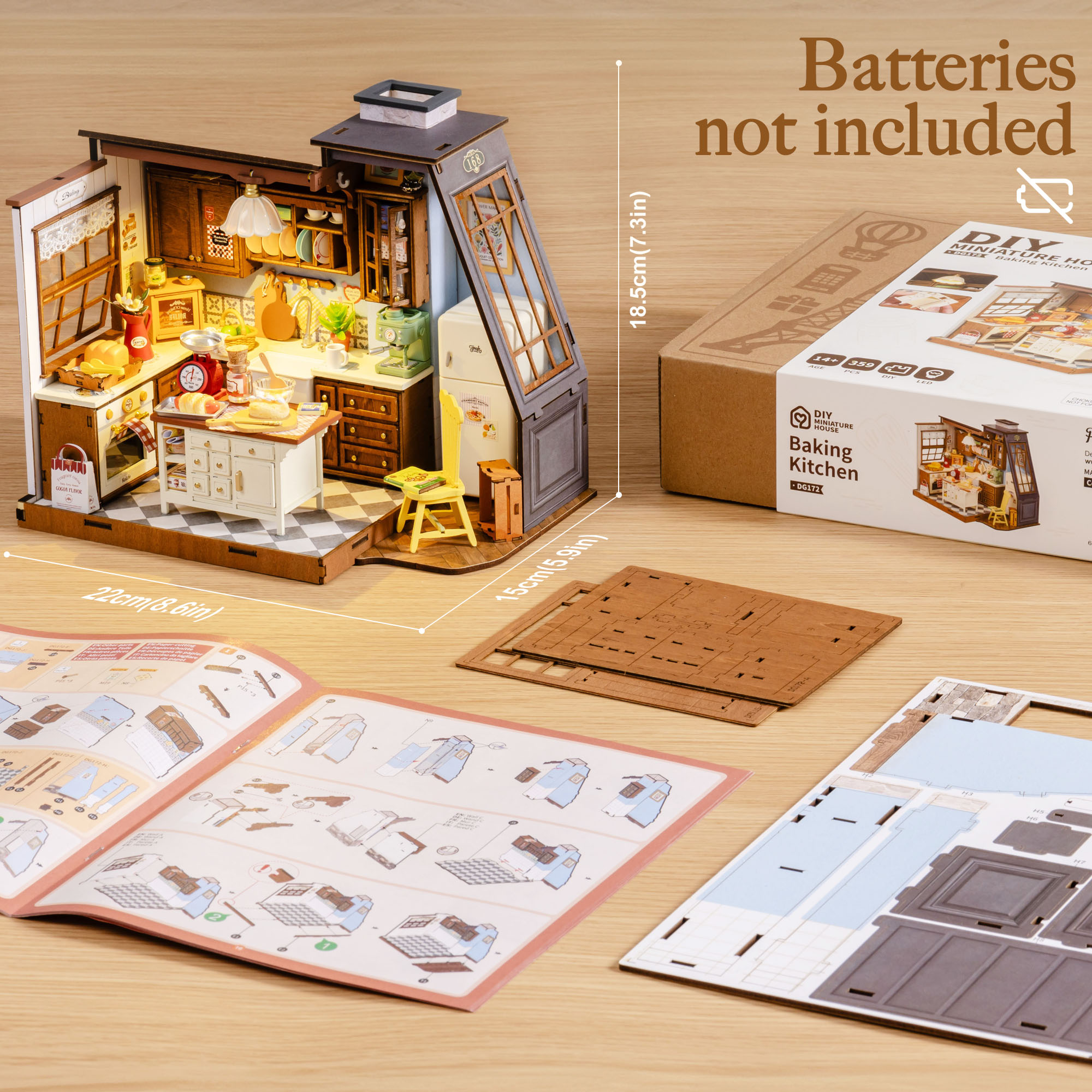 Rolife DIY Miniature House Kit - Baking Kitchen Dg172 incelemesi ve fiyatı