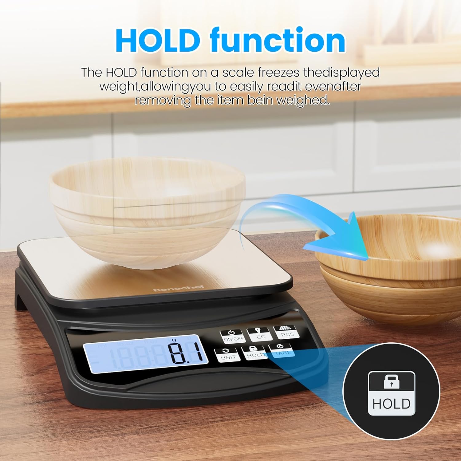 Digital Kitchen Scale with Lar - Kitchen Baking Unit incelemesi ve fiyatı