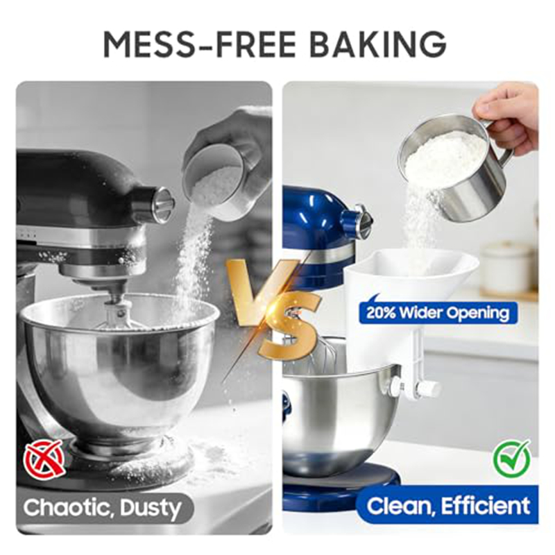 New Food Grade Flour Funnel fo - Kitchen Aid Baking Machine incelemesi ve fiyatı