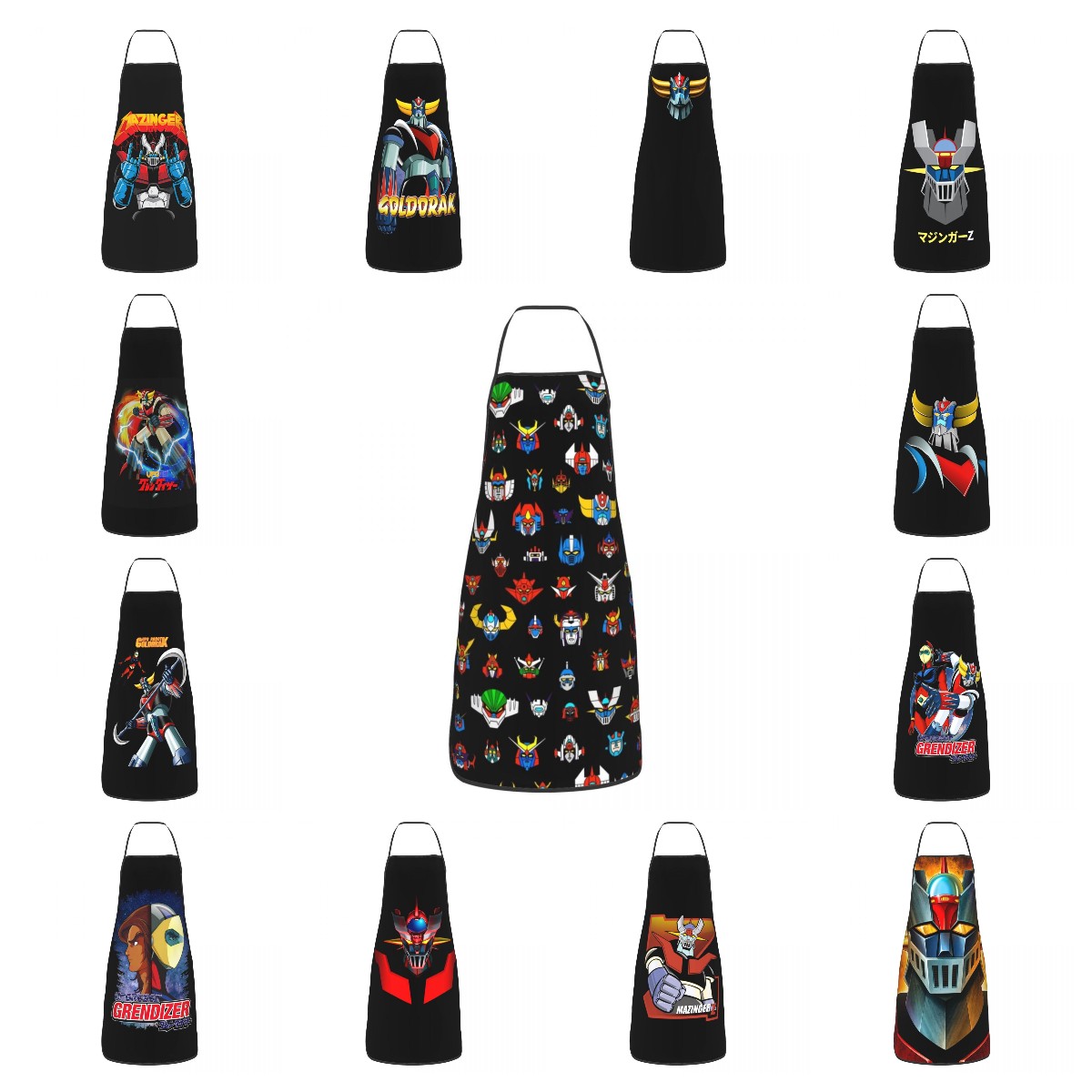 Ufo Robot Logo Funny Apron Men - Kitchen Robot Baking incelemesi ve fiyatı