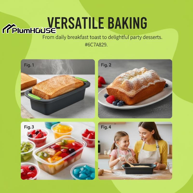 1pc Silicone Rectangular Bakin - Kitchen Essentials Baking Tray incelemesi ve fiyatı