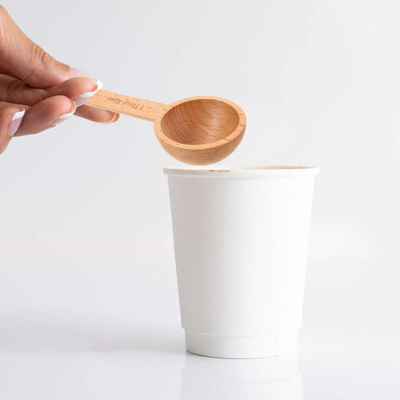 4Pcs Coffee Scoops Wooden Meas - Kitchen Baking Soda incelemesi ve fiyatı