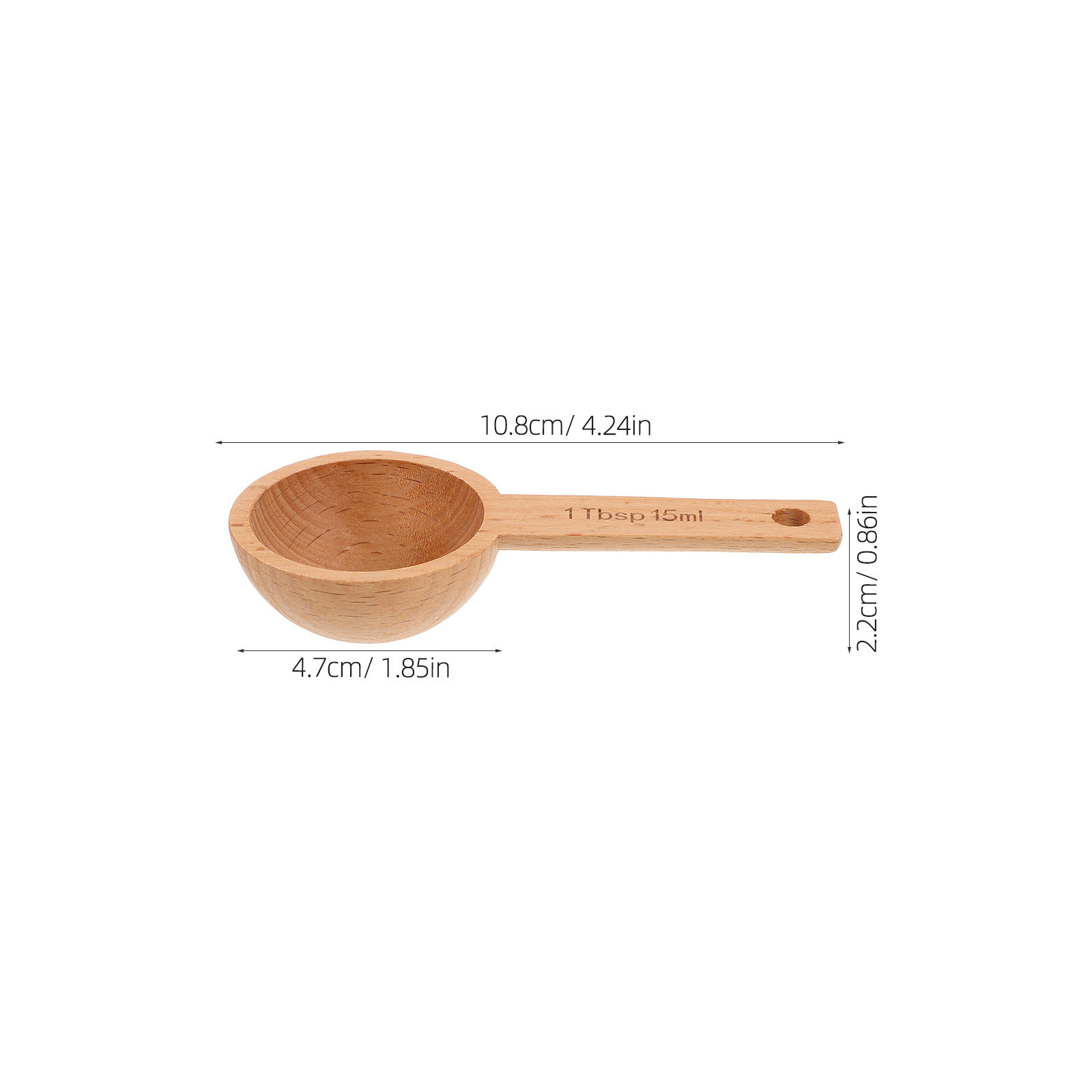 4Pcs Coffee Scoops Wooden Meas - Kitchen Baking Soda incelemesi ve fiyatı