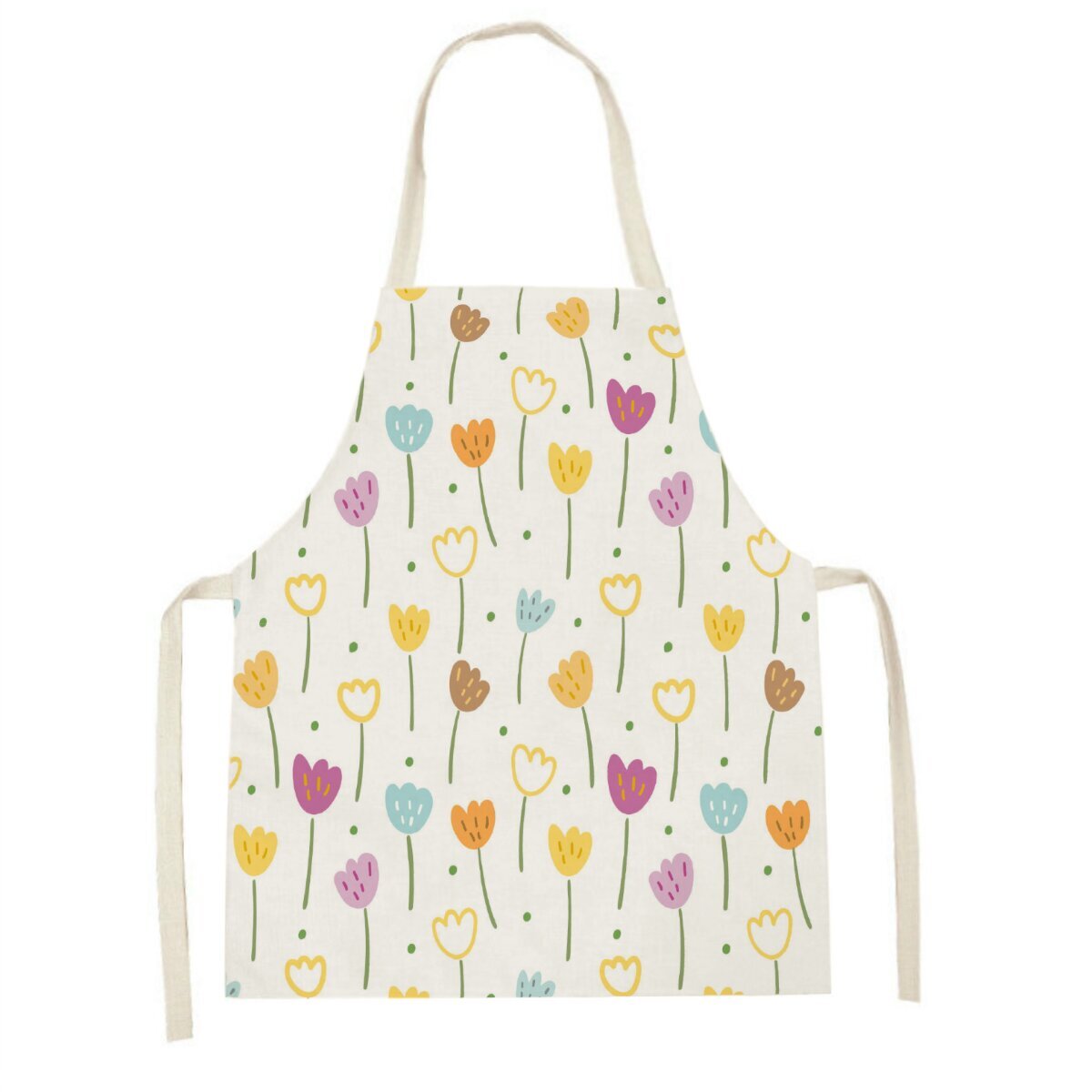 Pink tulip kitchen apron Clean - Baking Kitchen For Kids incelemesi ve fiyatı