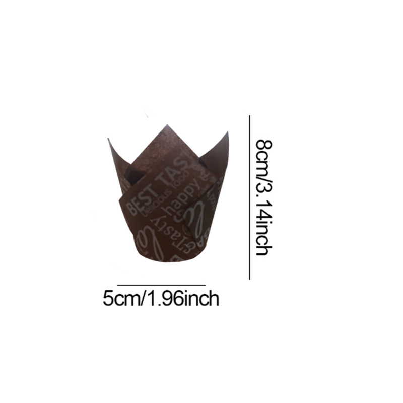 50Pcs/100Pcs Coffee-Themed Tul - Kitchen Baking Paper incelemesi ve fiyatı