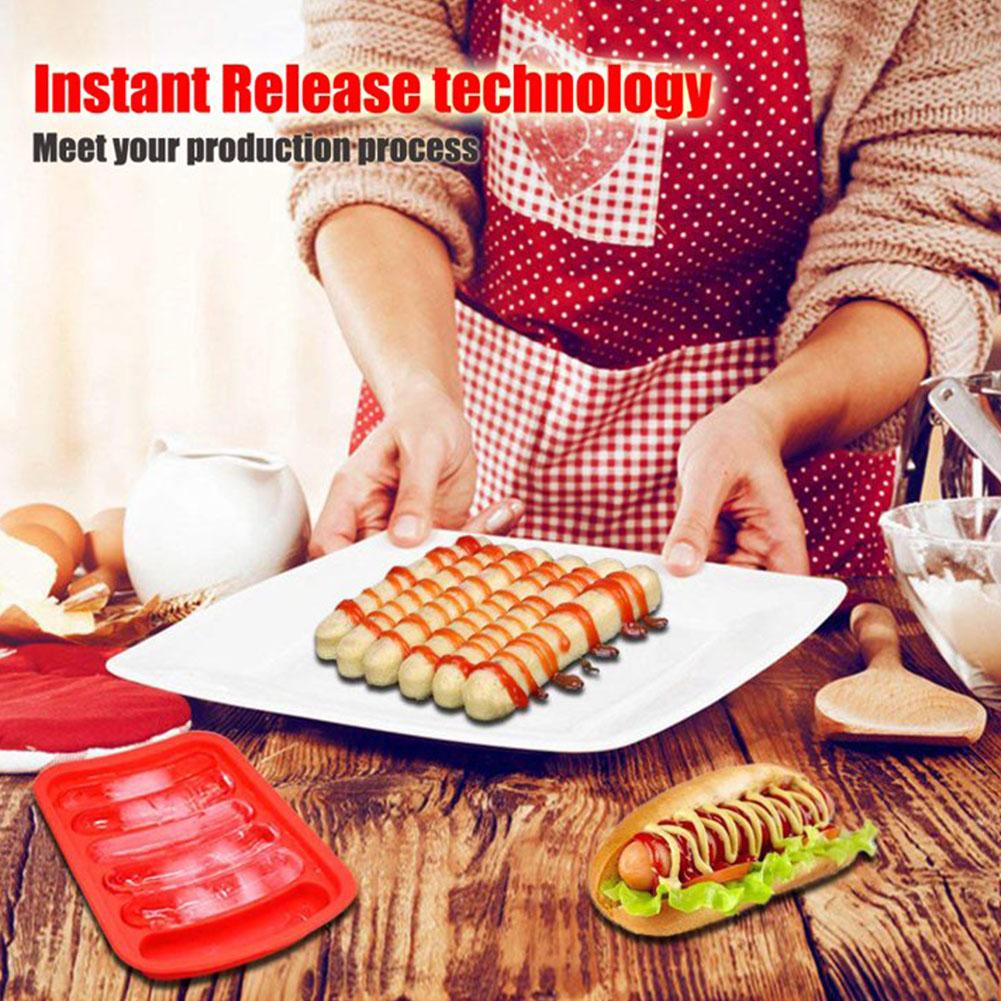 6-Cavity Silicone Sausage Make - Baking Kitchen For Kids incelemesi ve fiyatı