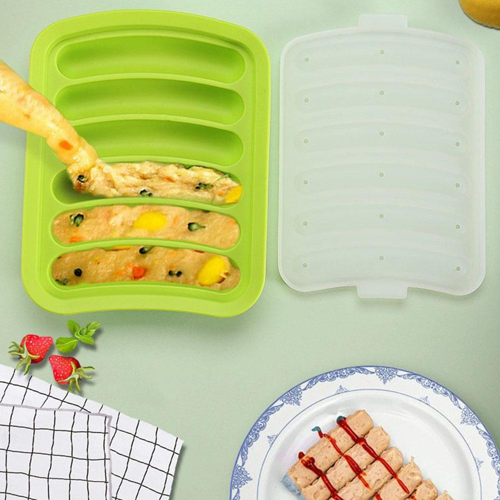 6-Cavity Silicone Sausage Make - Baking Kitchen For Kids incelemesi ve fiyatı
