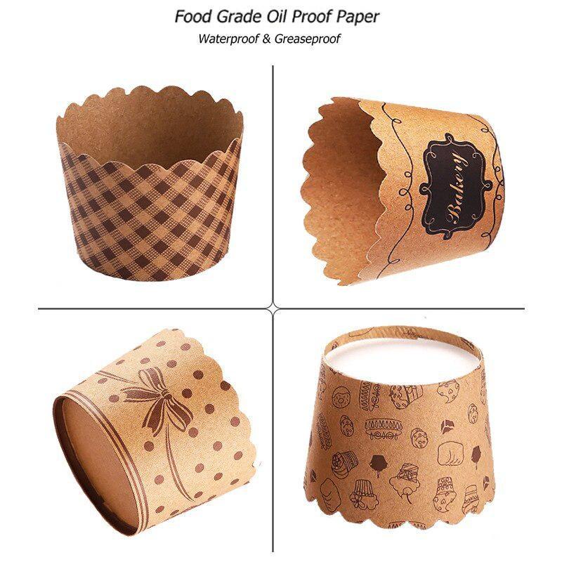 50Pcs/Pack Cupcake Paper Cups  - Kitchen Baking Paper incelemesi ve fiyatı