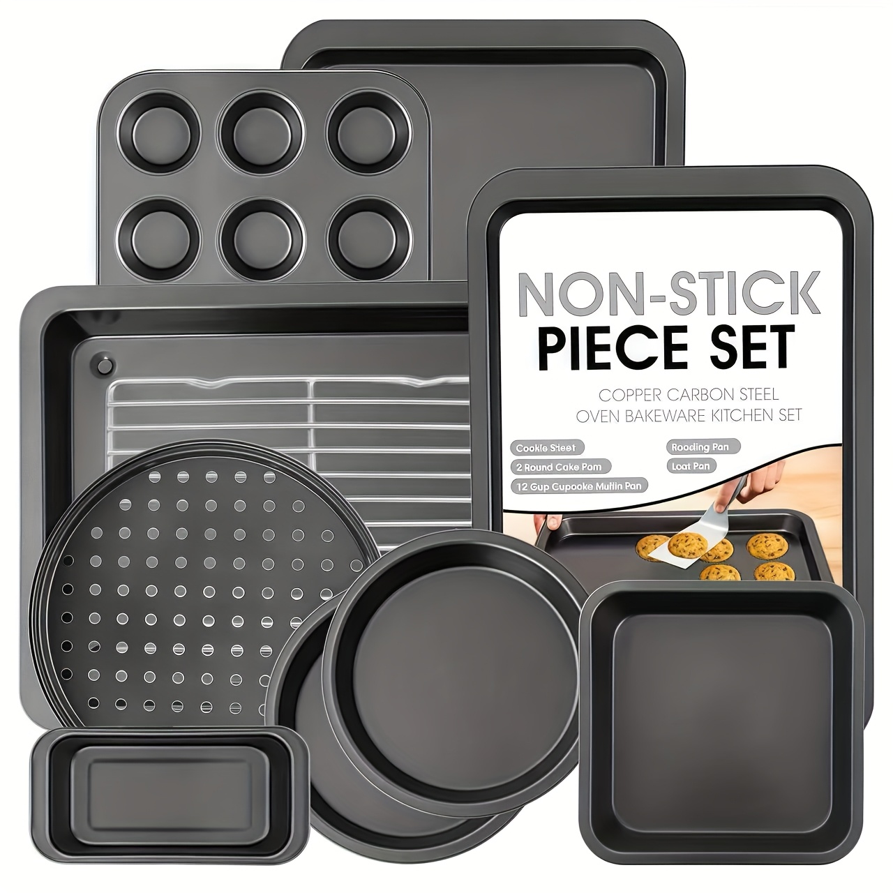 Set of 10 Baking Trays, Featur - Kitchen Essentials Baking Tray incelemesi ve fiyatı