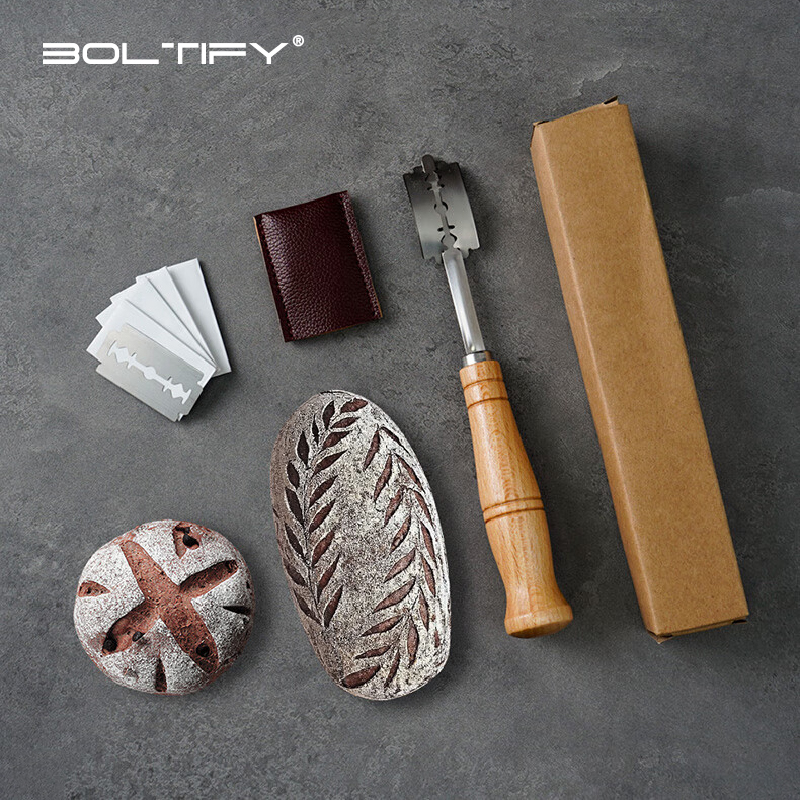 Bread Cutter Wooden Handle Bre - Dough Scraper Curved incelemesi ve fiyatı