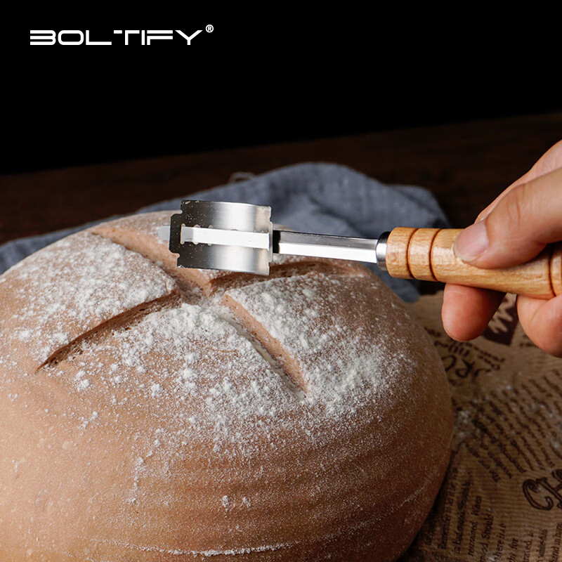 Bread Cutter Wooden Handle Bre - Dough Scraper Curved incelemesi ve fiyatı