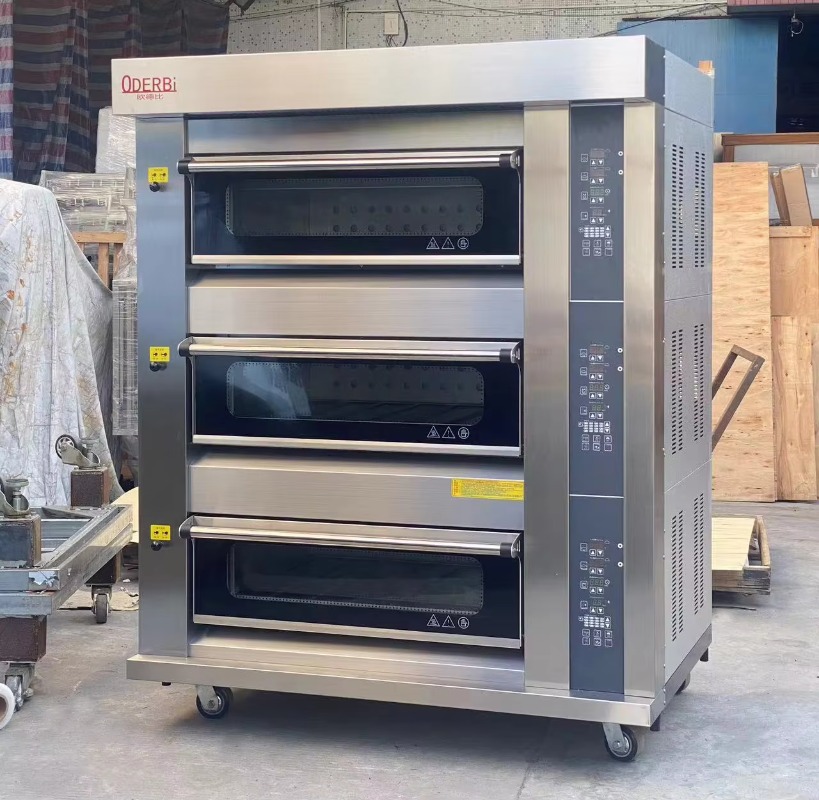 Customized Commercial 3 Deck 6 - Commercial Kitchen Baking Oven incelemesi ve fiyatı