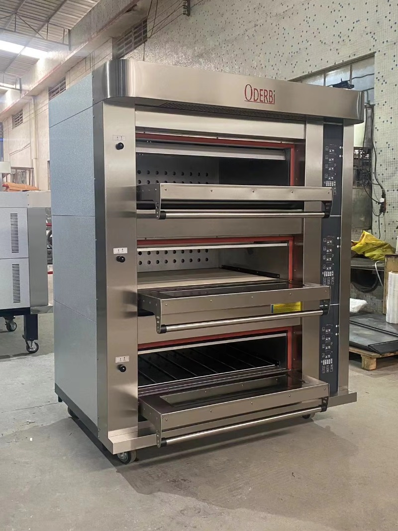 Customized Commercial 3 Deck 6 - Commercial Kitchen Baking Oven incelemesi ve fiyatı