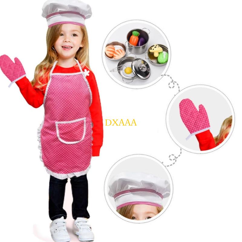 DXAA Child Cooking Apron Chef' - Baking Kitchen For Kids incelemesi ve fiyatı