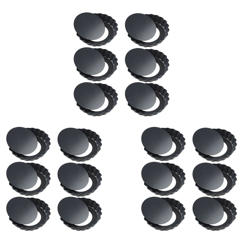BAAJ-18Pcs 4In/10Cm Mini Pie M - Tart Pan Loose incelemesi ve fiyatı