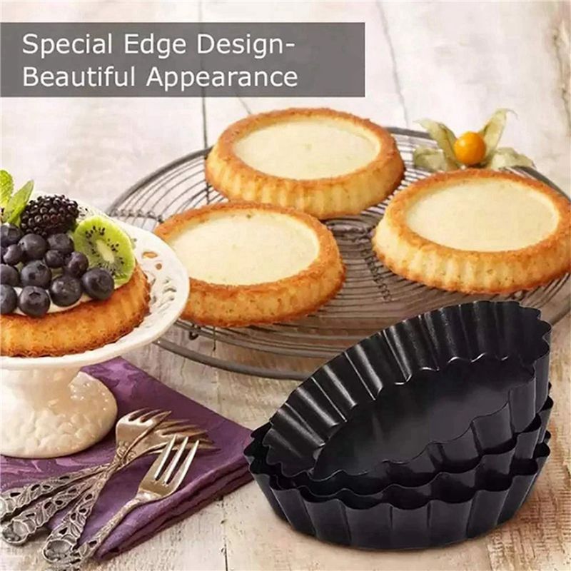 BAAJ-18Pcs 4In/10Cm Mini Pie M - Tart Pan Loose incelemesi ve fiyatı