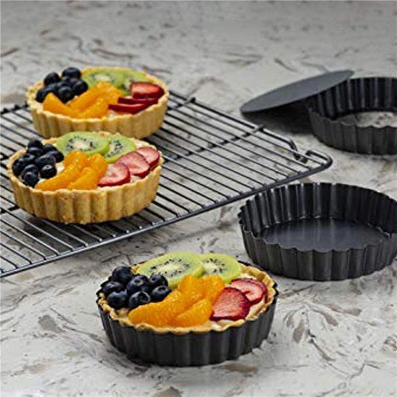BAAJ-18Pcs 4In/10Cm Mini Pie M - Tart Pan Loose incelemesi ve fiyatı