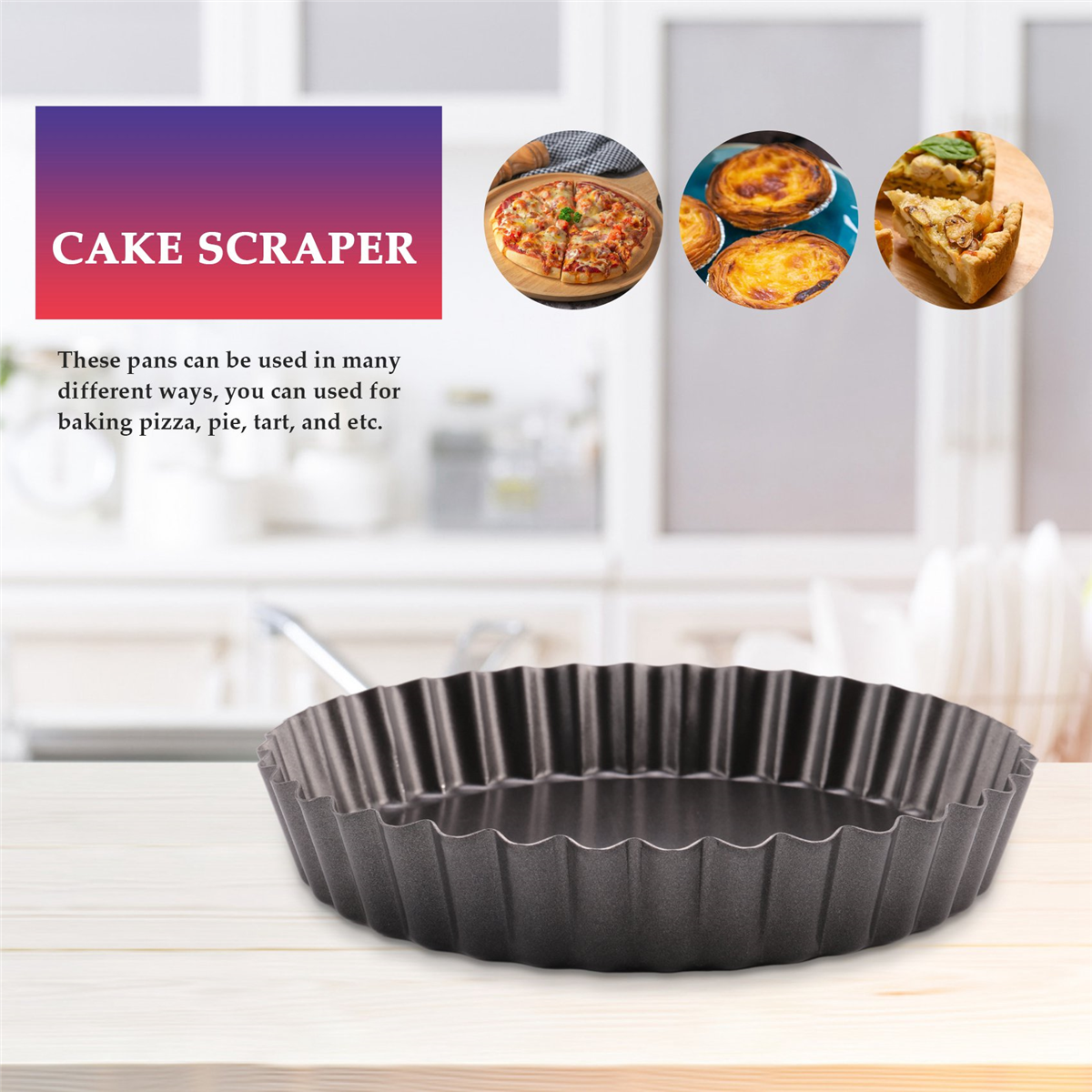 Pie Tin,Non-Stick Pie Dish,Rou - Tart Pan Loose incelemesi ve fiyatı