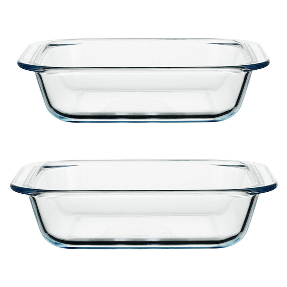 2Pcs High Quality Glass Baking - Kitchen Essentials Baking Tray incelemesi ve fiyatı