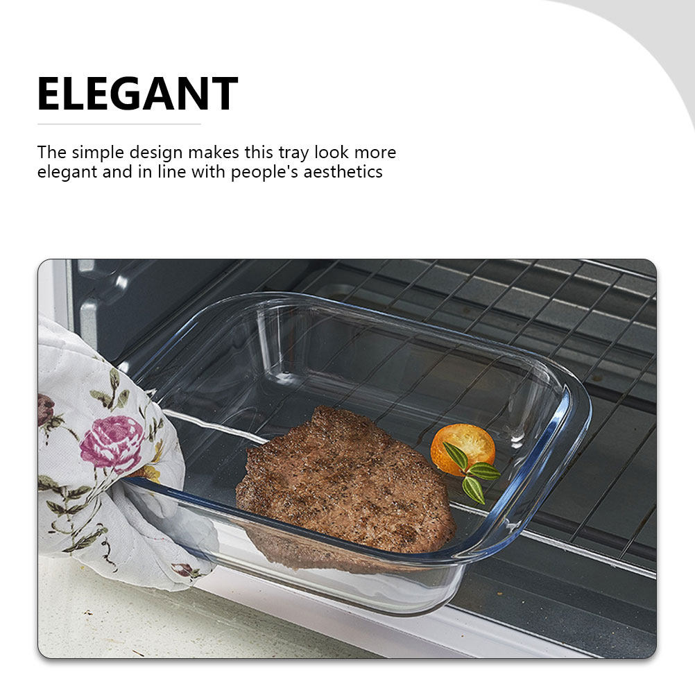 2Pcs High Quality Glass Baking - Kitchen Essentials Baking Tray incelemesi ve fiyatı