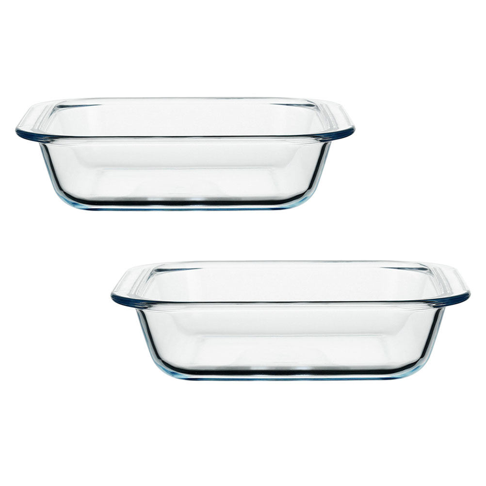 2Pcs High Quality Glass Baking - Kitchen Essentials Baking Tray incelemesi ve fiyatı